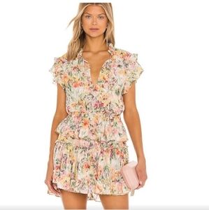 Misa Los Angeles Floral Mini Dress - Multicolor